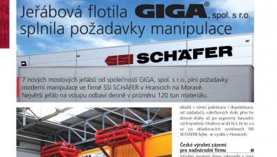 Technika a Trh, 2015/04, Crane fleet of GIGA met requirements for manipulation in SSI Schfer